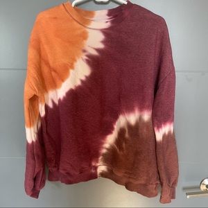 Tie-dye pullover